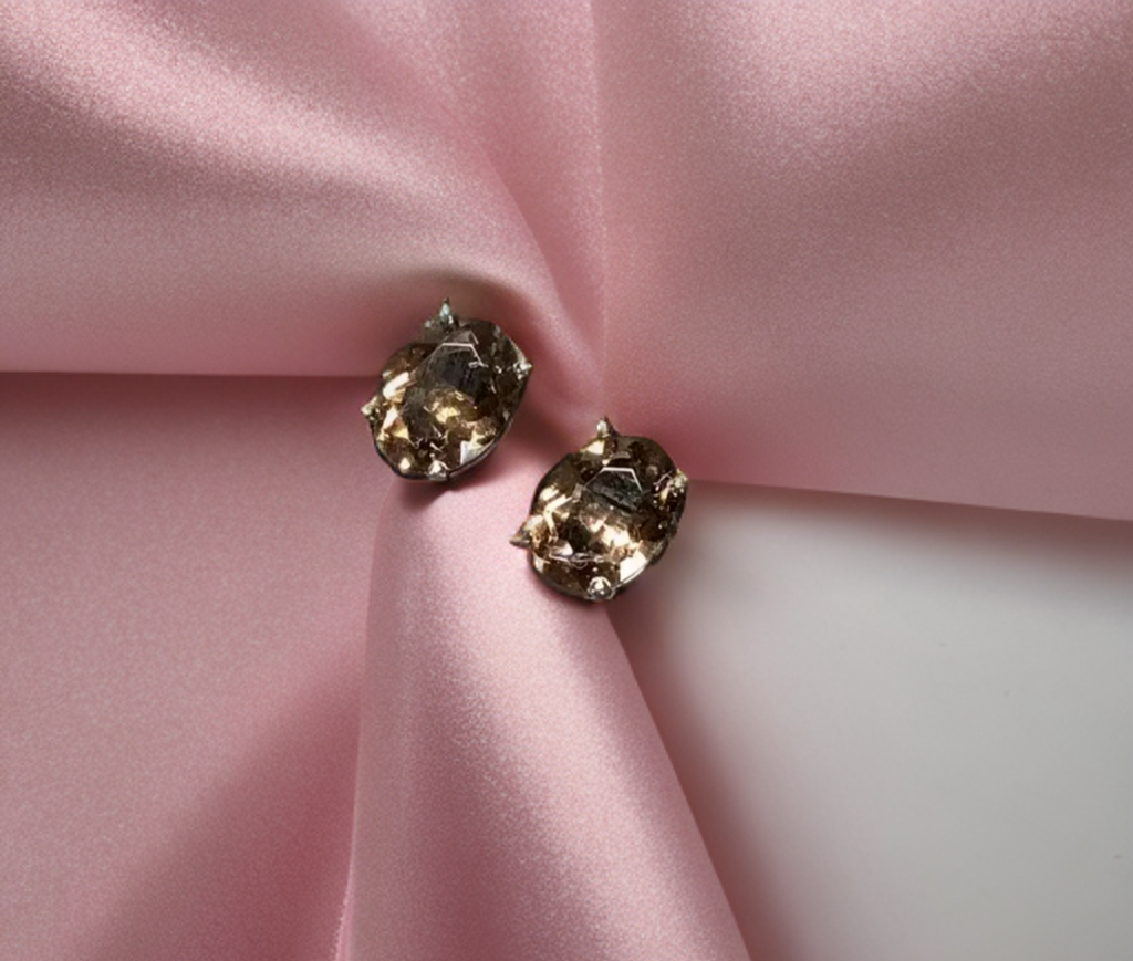 SMOKY QUARTZ STERLING SILVER EARRINGS