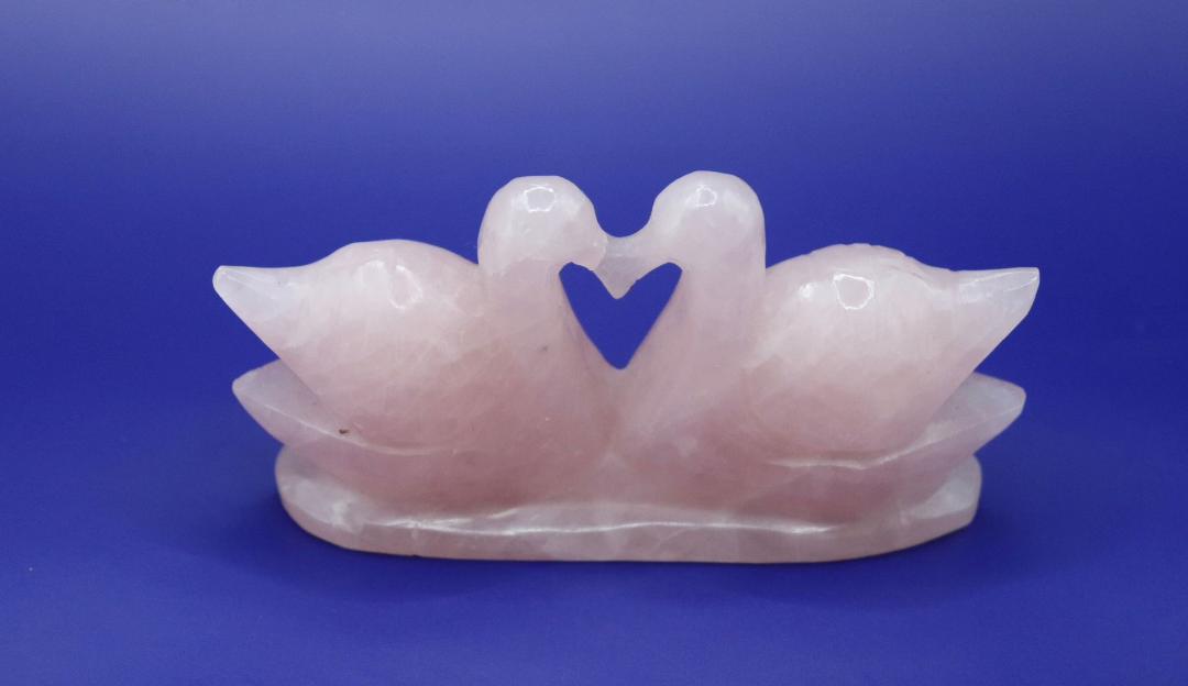 ROSE QUARTZ DUCKS: A SYMBOLIC HARMONY