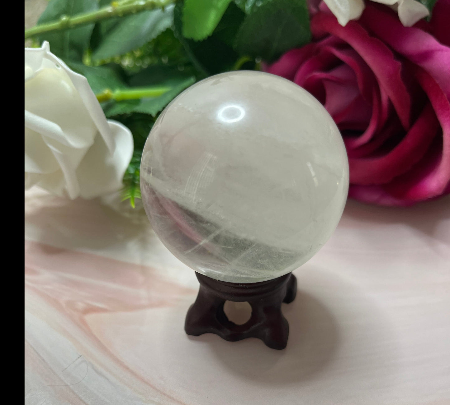 CLEAR QUARTZ SPHERE