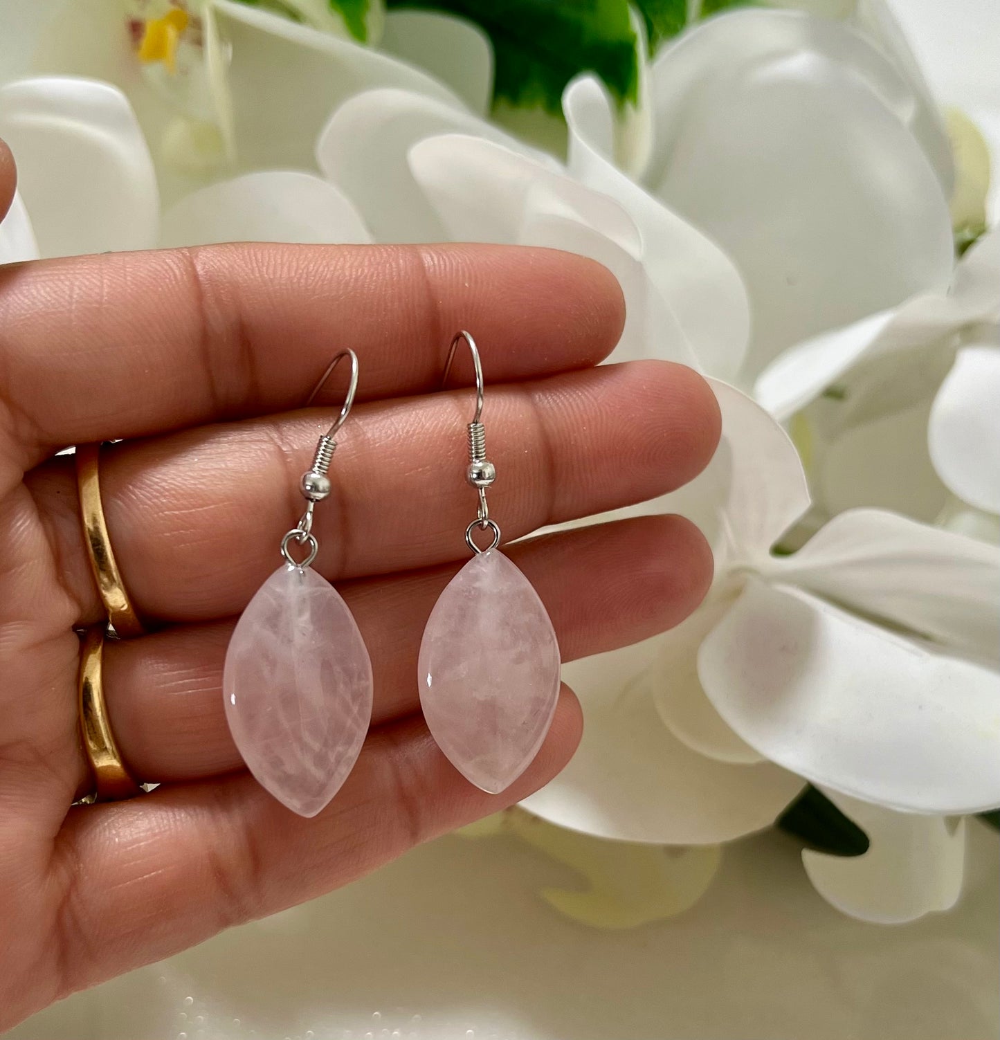 ROSE QUARTZ EARRINGS