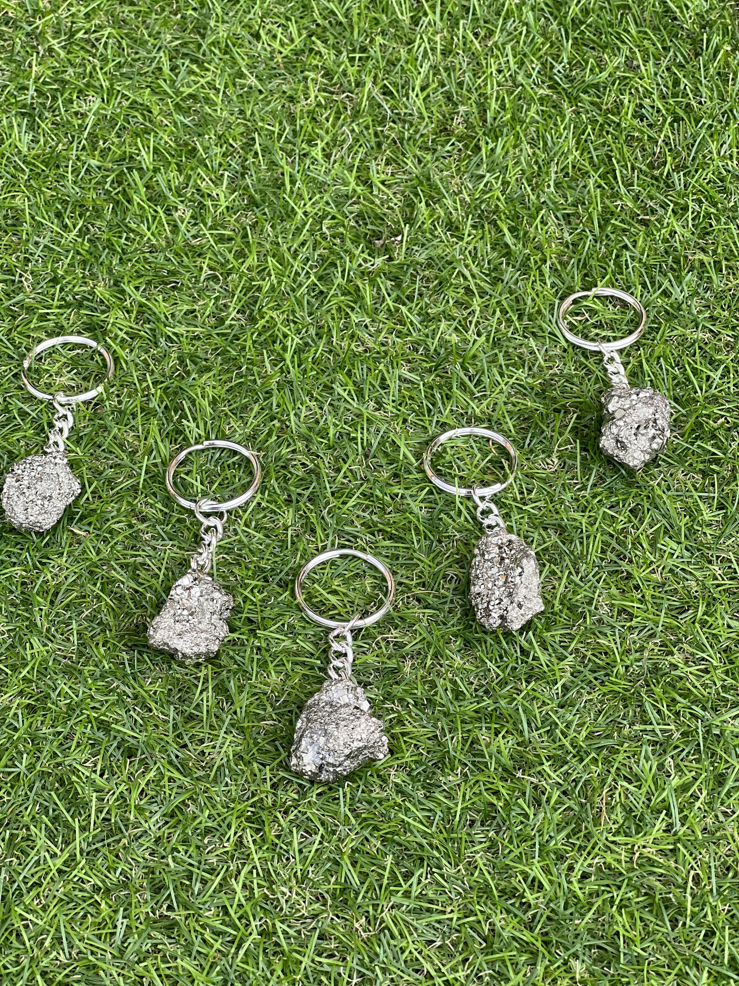 PERU PYRITE KEYCHAINS