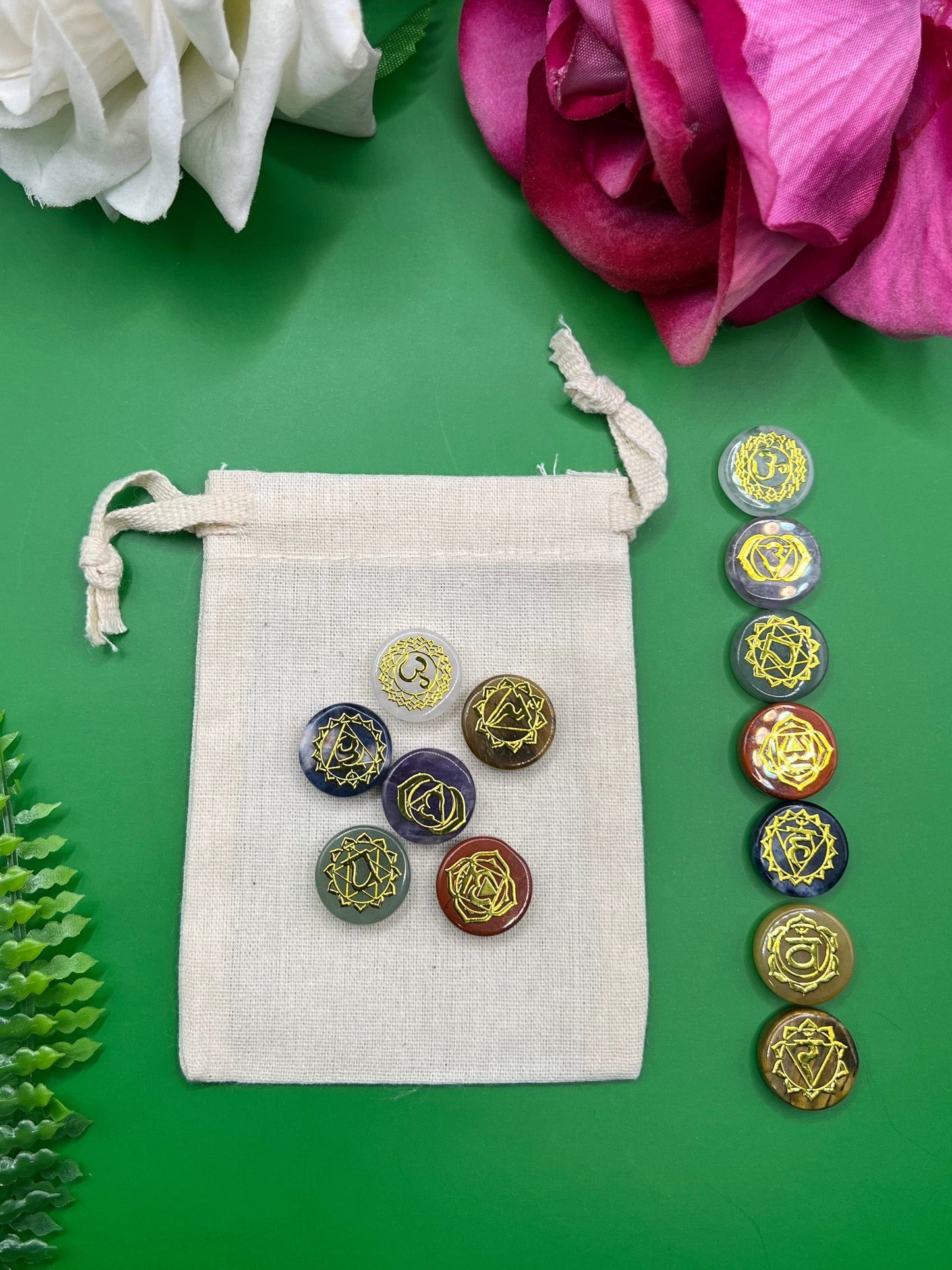 SEVEN CHAKRA STONE SET