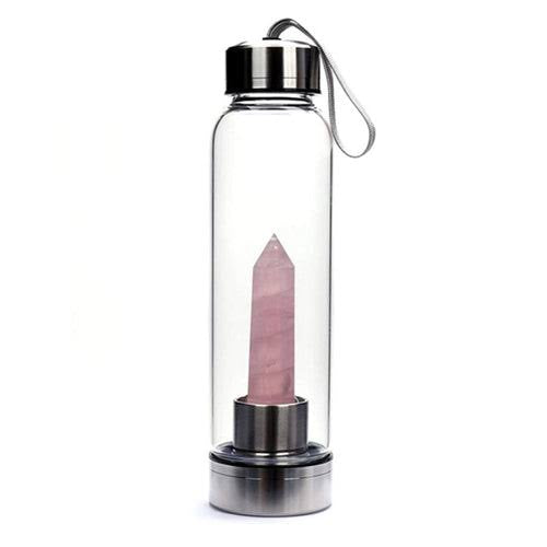 ROSE QUARTZ WATER BOTTLE
