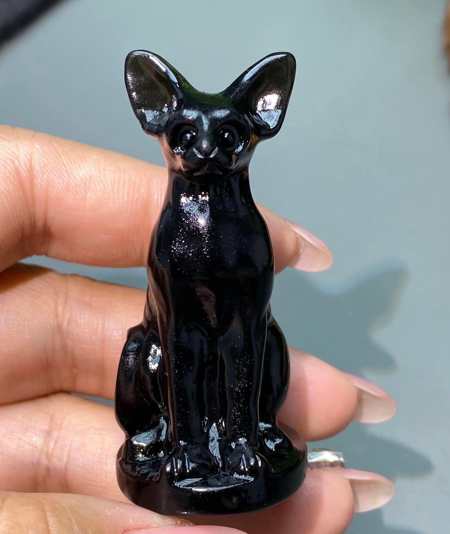 BLACK OBSIDIAN CAT