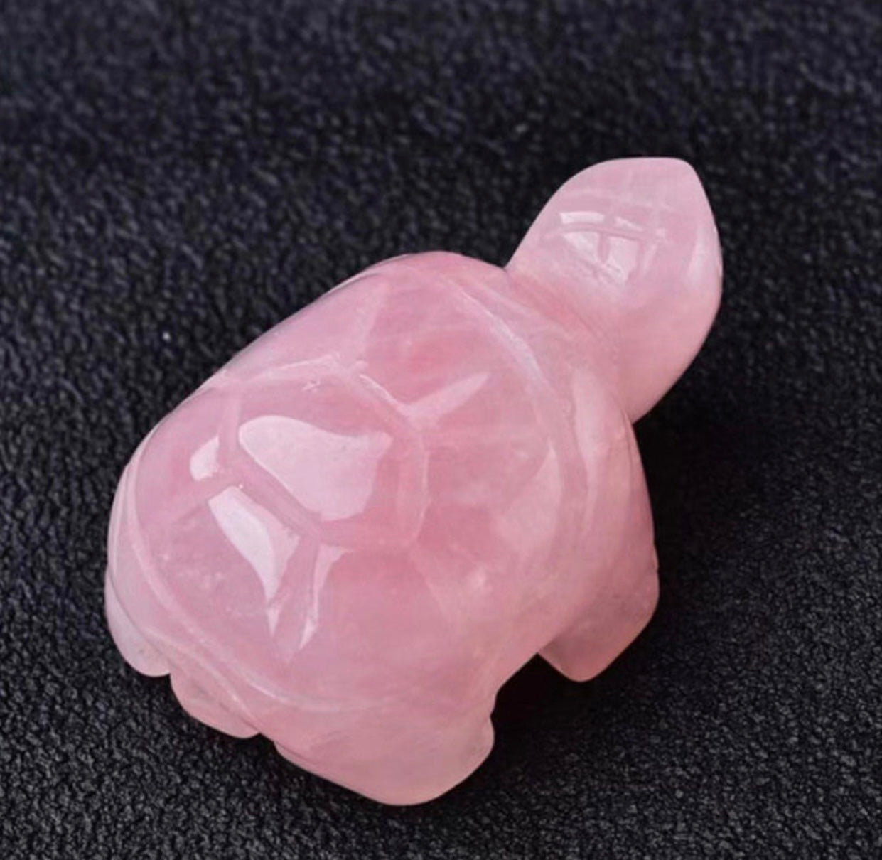 ROSE QUARTZ TURTLE