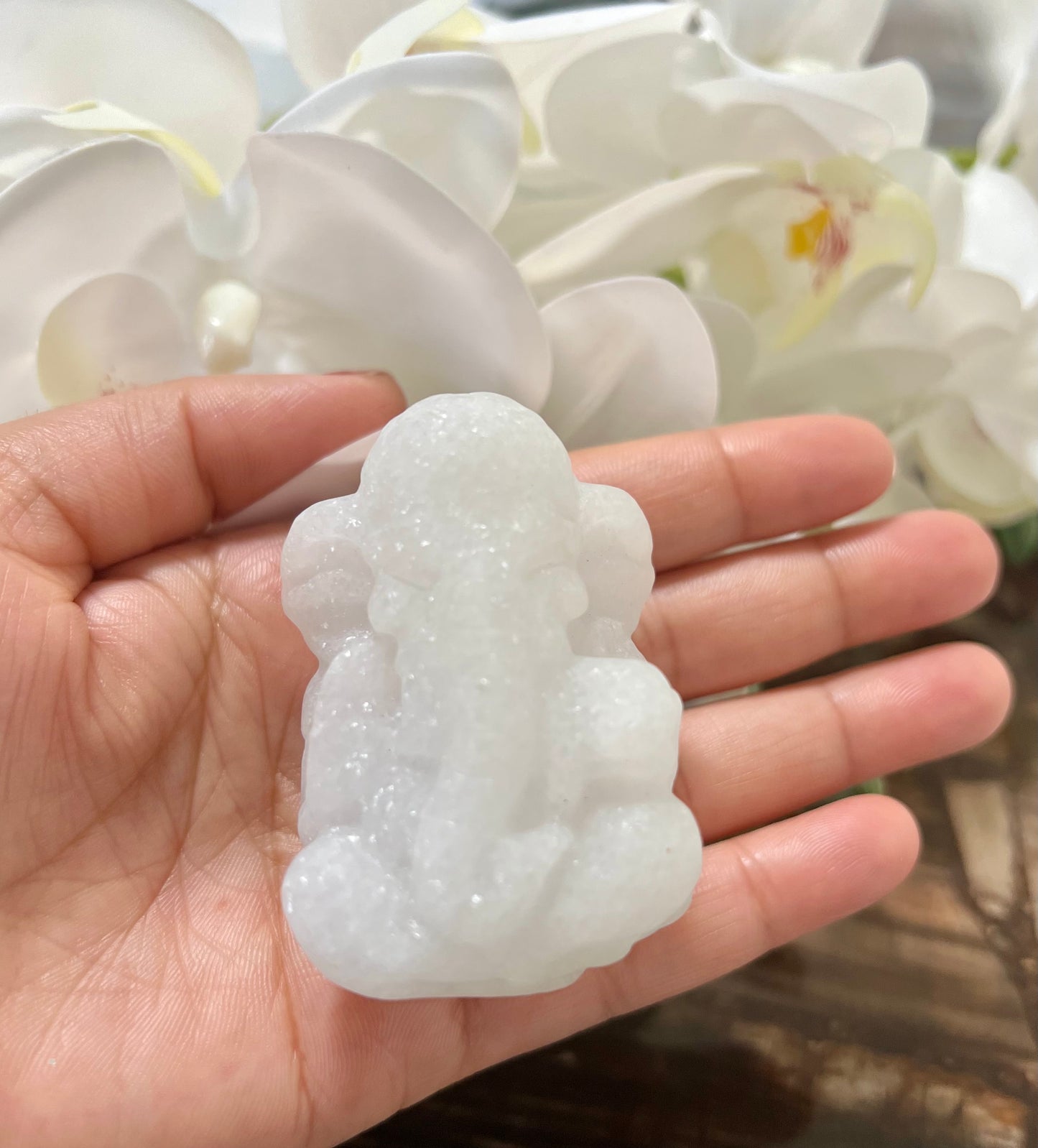 WHITE JADE GANESHA