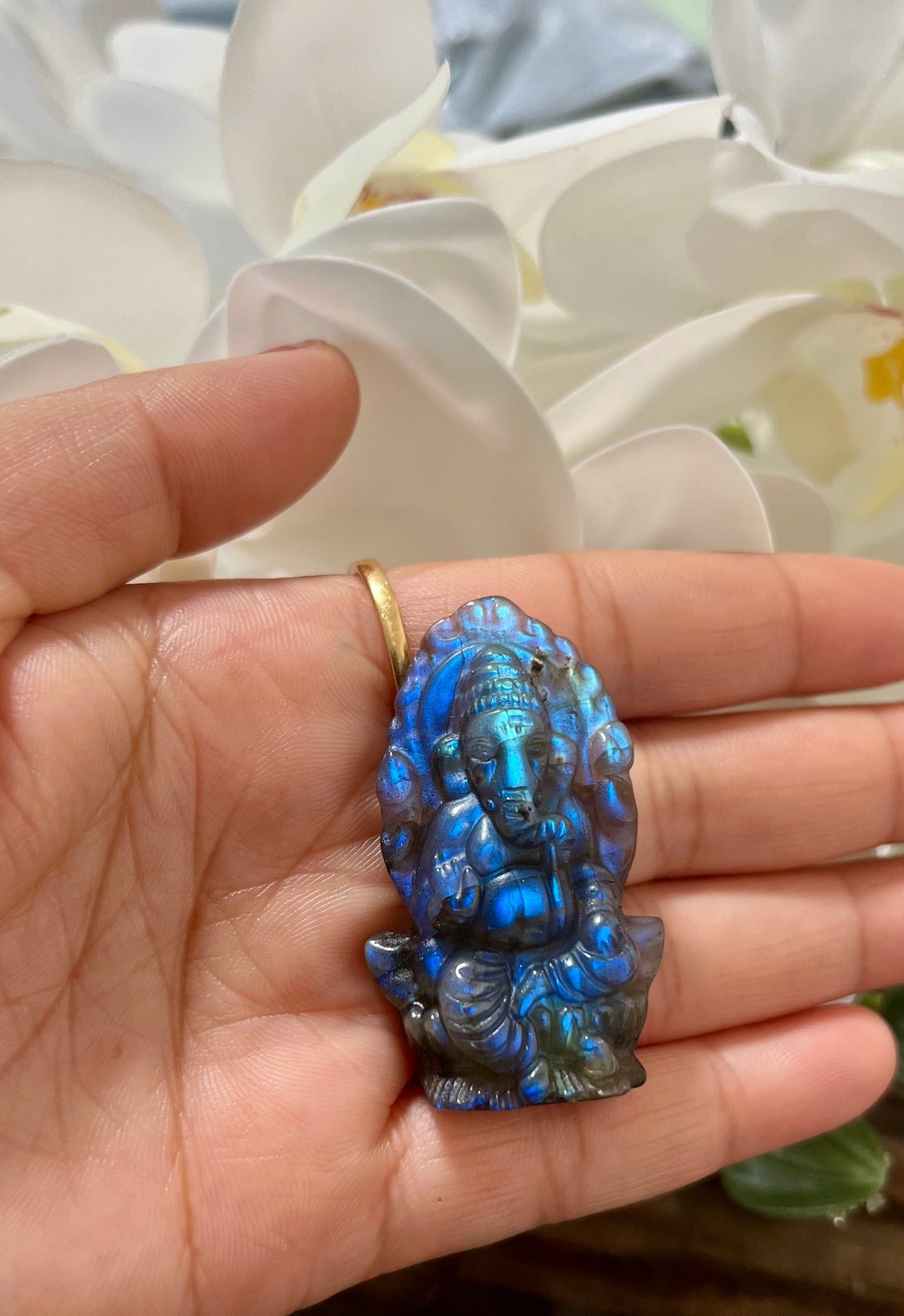 LABRADORITE GANESHA