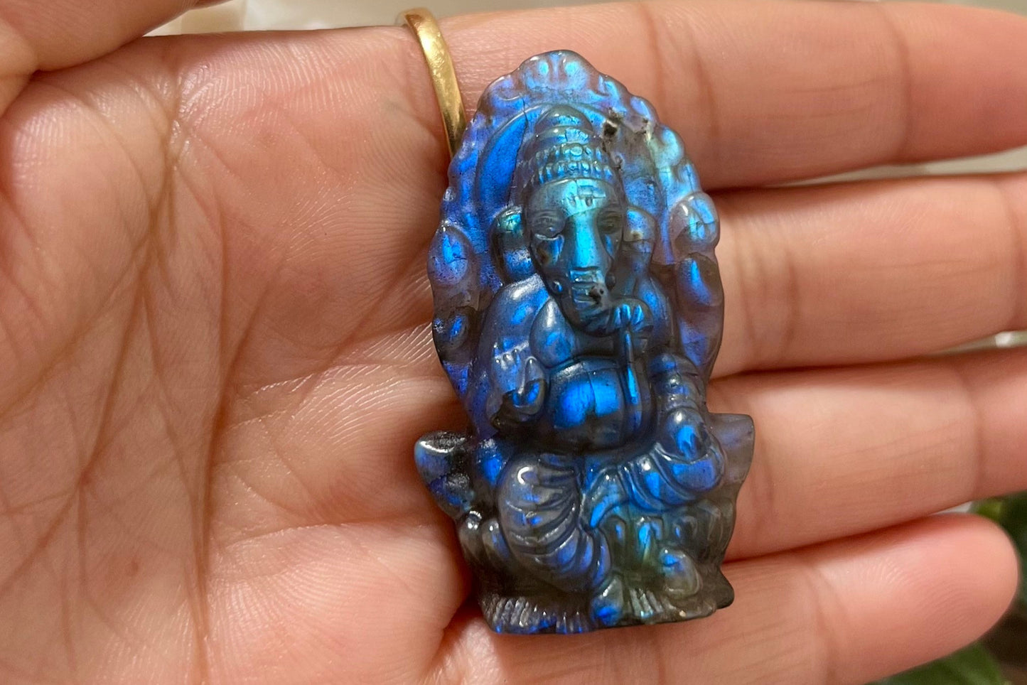 LABRADORITE GANESHA