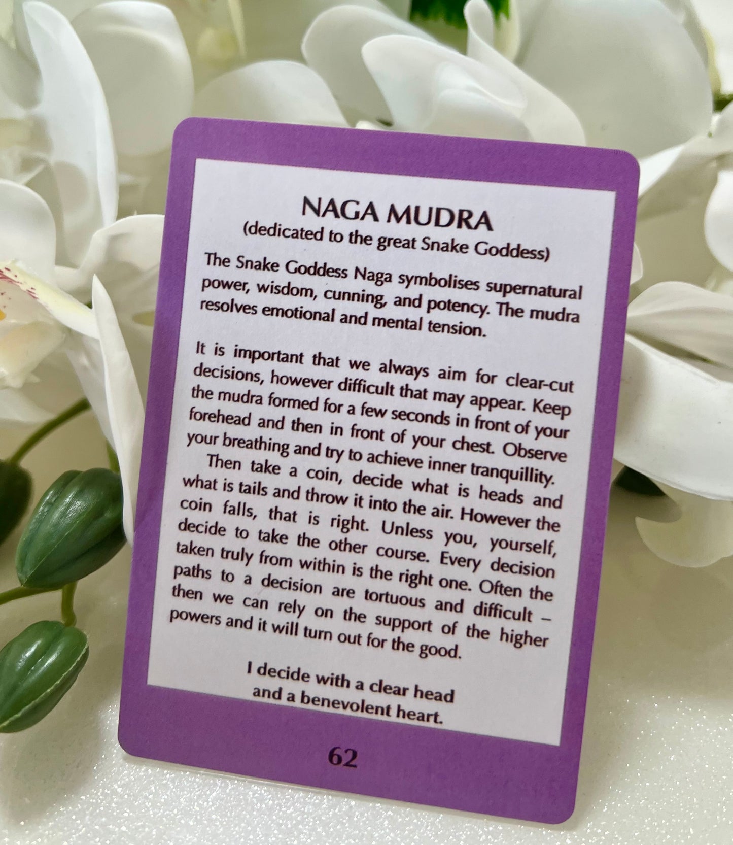 MUDRAS CARD