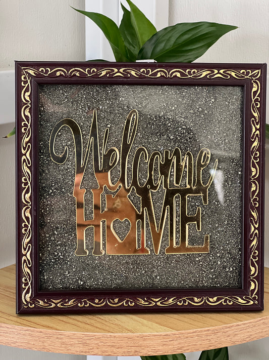 PYRITE WELCOME FRAME