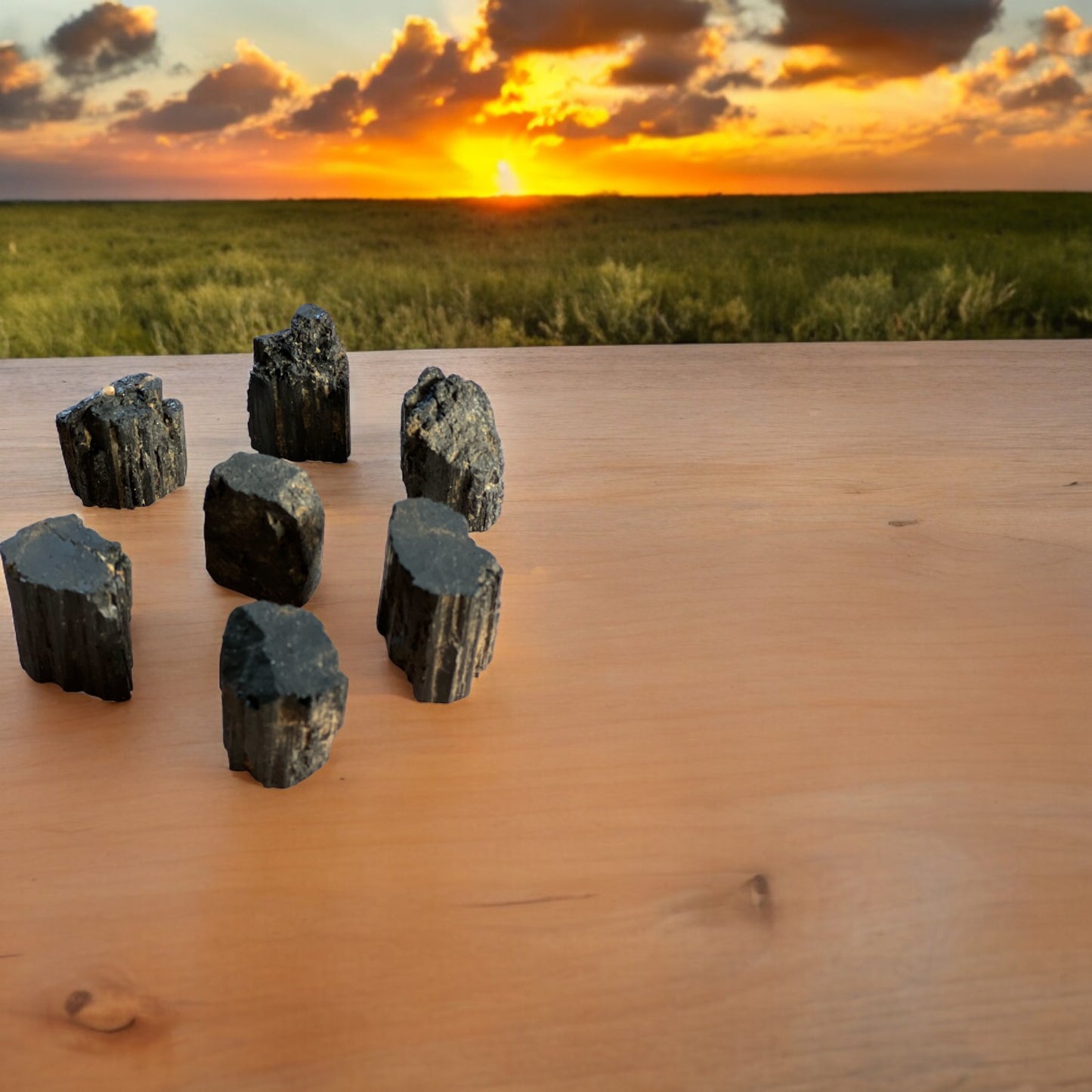 BLACK TOURMALINE RAW STONE