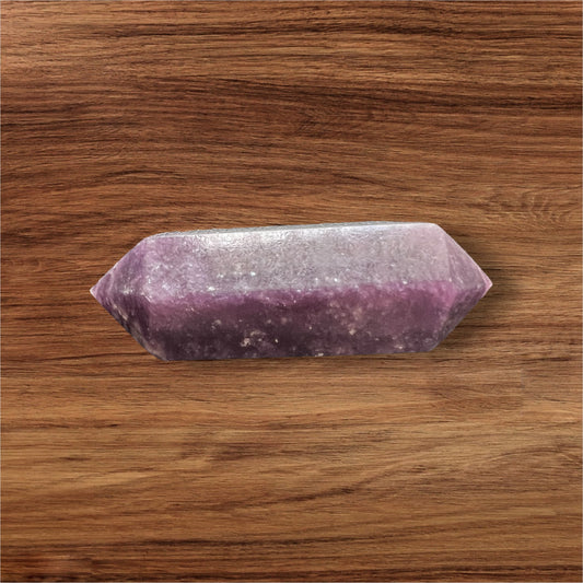 LEPIDOLITE DOUBLE TERMINATED POINT