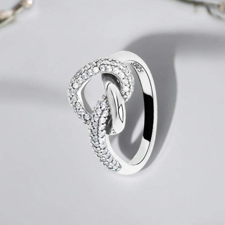 STERLING SILVER KNOT RING