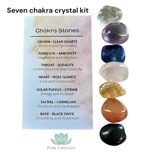 SEVEN CHAKRA CRYSTAL KIT